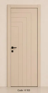 درب و چهارچوب کلاسیکMDF باروکش سوپرمات K 103