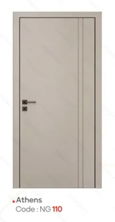 درب و چهارچوب کلاسیکMDF باروکش سوپرمات Athens NG110